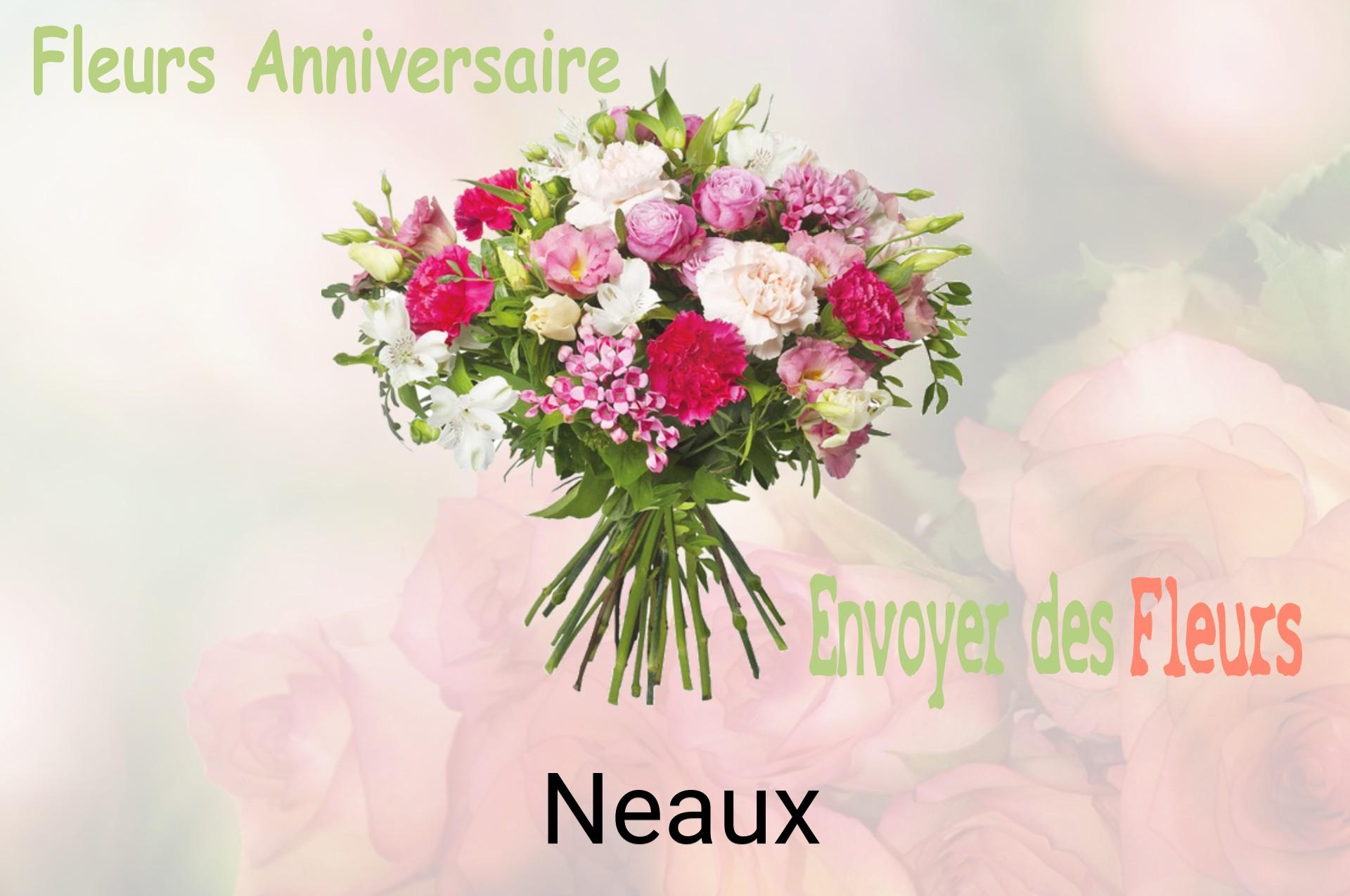 Bouquet de fleurs d’anniversaire livré à Neaux