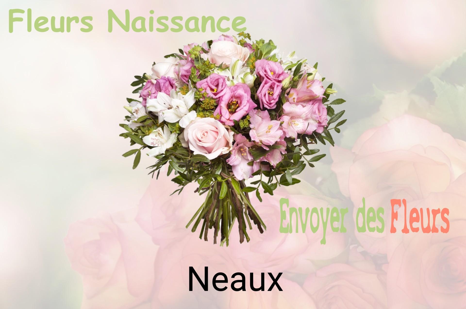 Bouquet de fleurs de naissance livré à Neaux